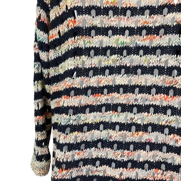 Sundance Womens Melange Open Knit Wool Blend Italy Made Cardigan Sweater sz S - Picture 12 of 16